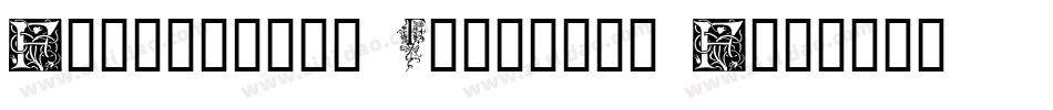 Ornamental Initials O字体转换